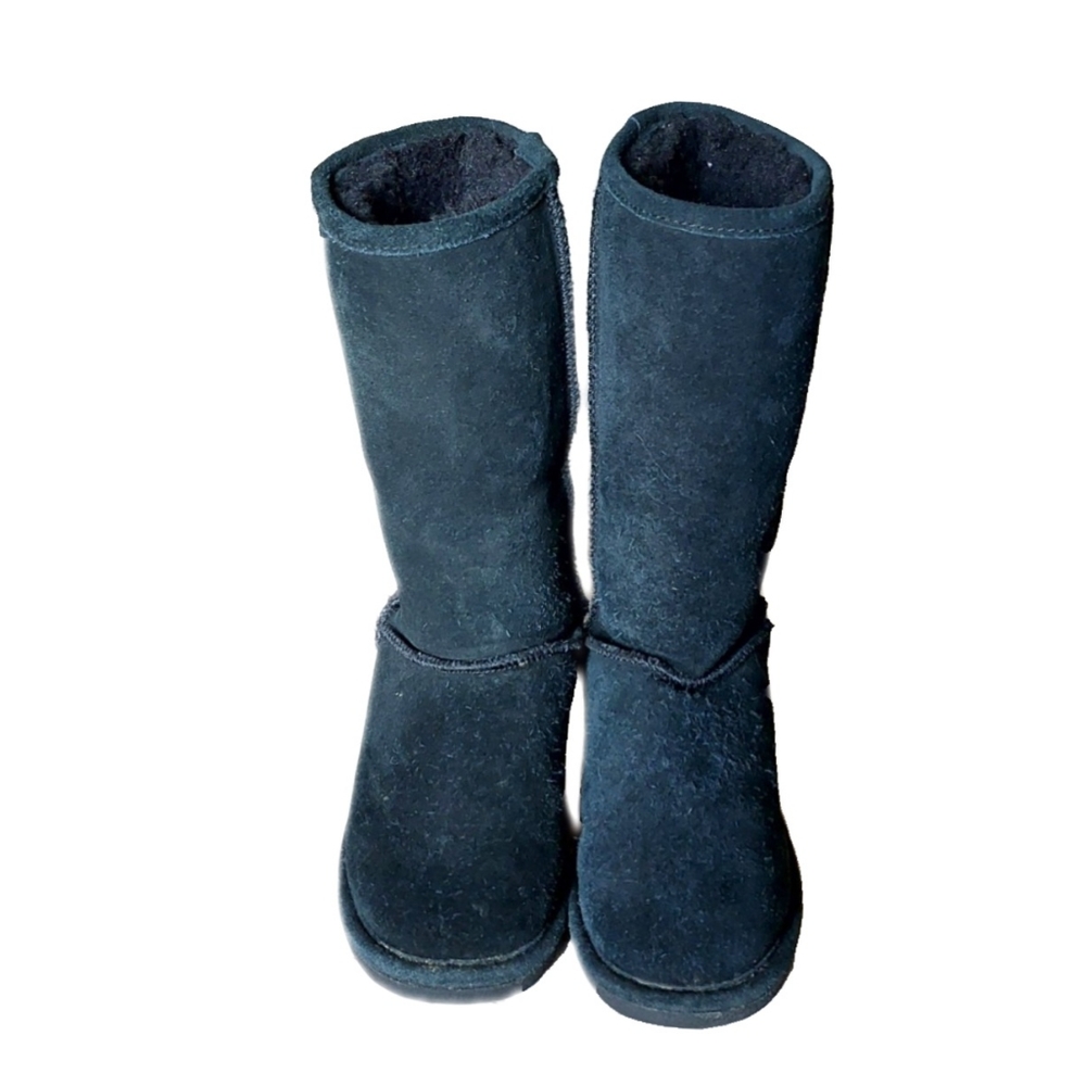 Bjorndal Black Suede 'Zoe' Shearling Lined Mid-Calf Boots Size:6M Like NEW! - Picture 4 of 8